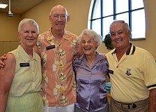 Kay and Keith Tschannen with Ginny Dreher and Ev Randlett