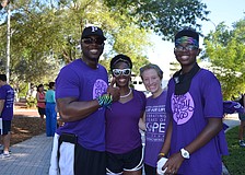 Shelton and Sabria Bruton with Maggie Zanders and Shelton Jr. Bruton