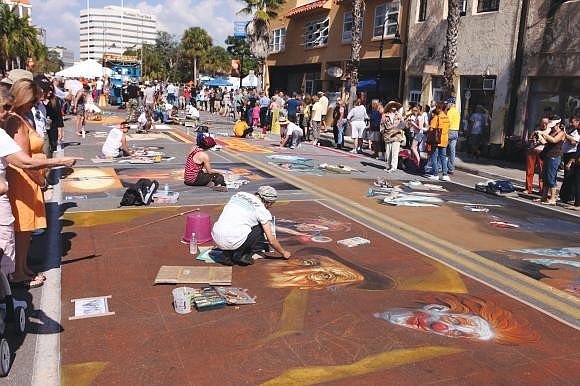 Venice leaders began their efforts to attract the Sarasota Chalk Festival earlier this year, officially approving the event at a City Council meeting on Tuesday.