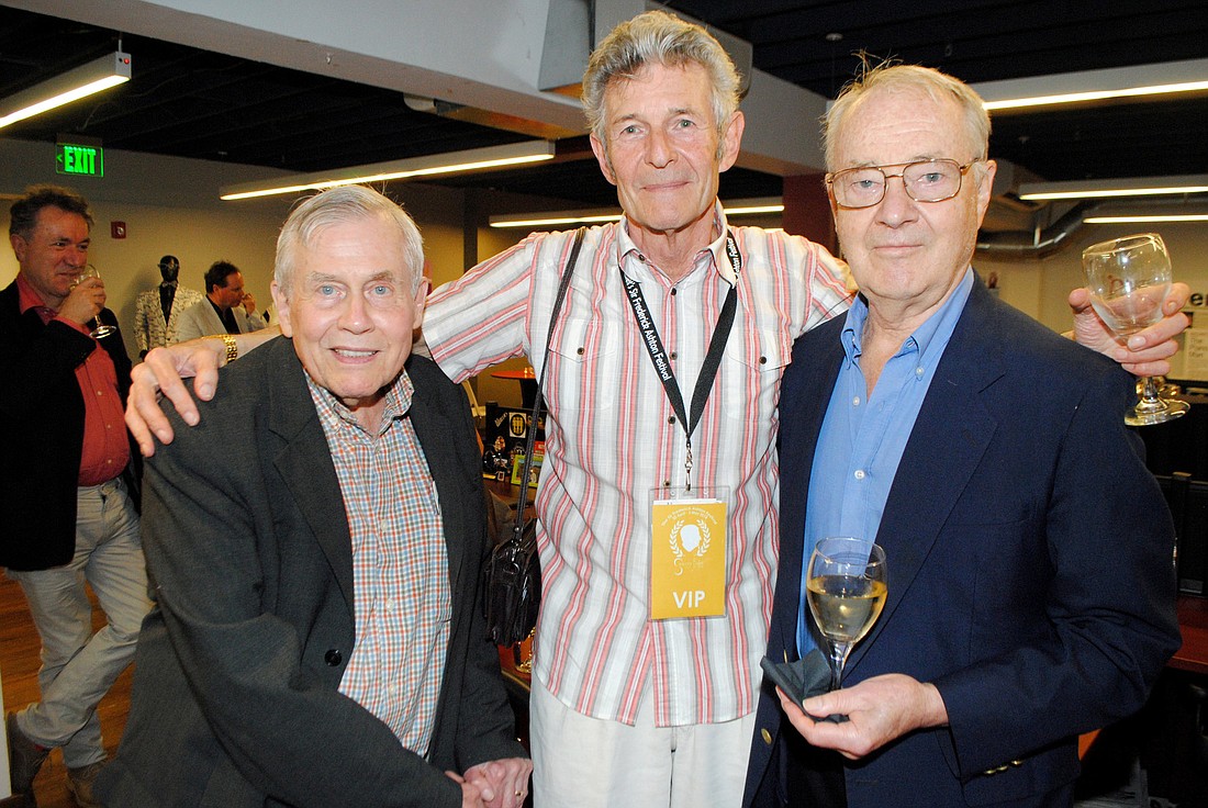 The New York Times' Jack Anderson, Dance International, CanadaÃ¢â‚¬â„¢s Michael Crabb and The New York Times' George Dorris. Photo by Heather Merriman.