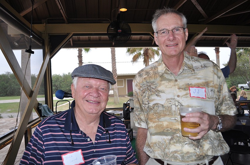 Dr. Richard Conrad and JJ Kelly looked forward to seeing people they donâ€™t see frequently.