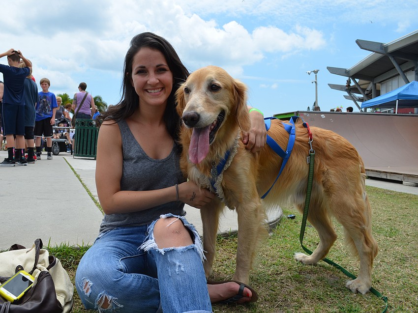 Soraya Massoumi and her dog, Fender.