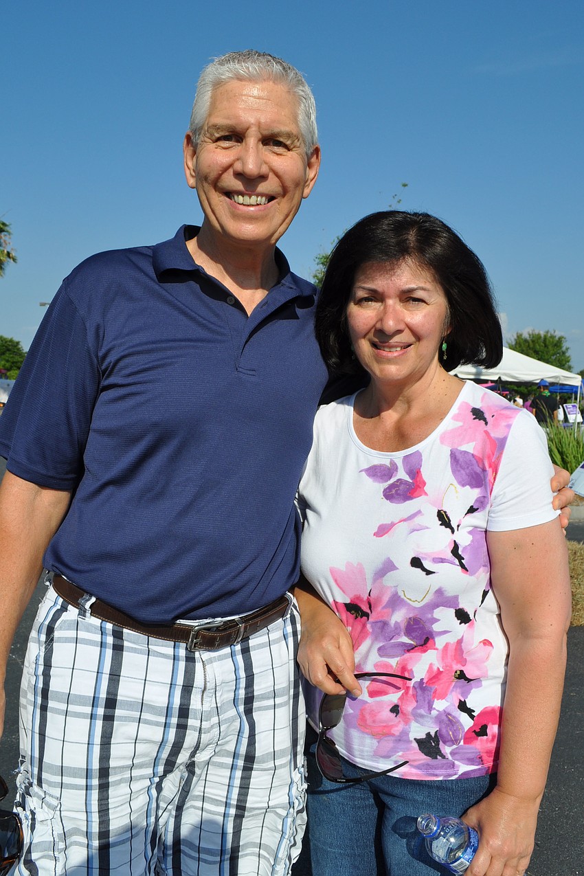 Joseph and Janice Dyson walked with a team from Walmart Store 528.