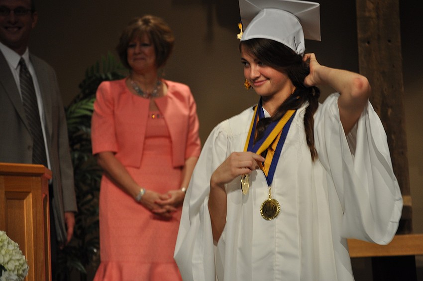 Nicole Wittmer was recognized for her academic performance.