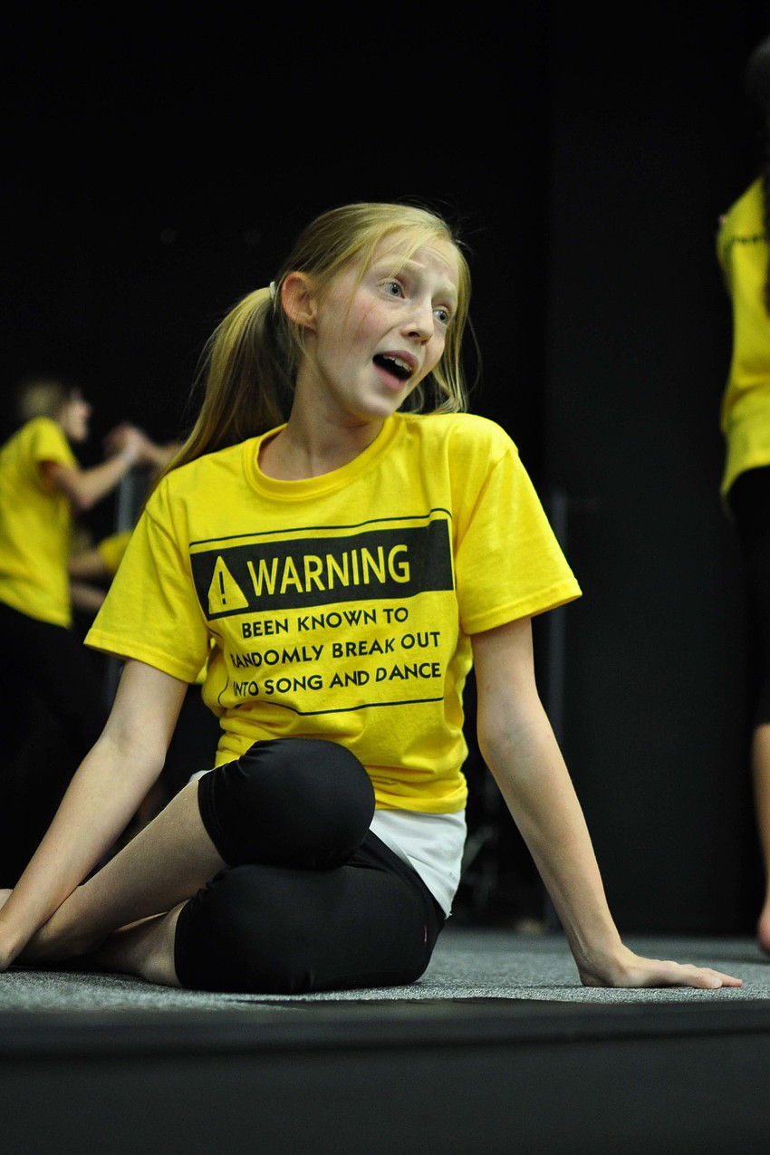 Abbie Dietz plays the lead character, Winnifred, during the song 