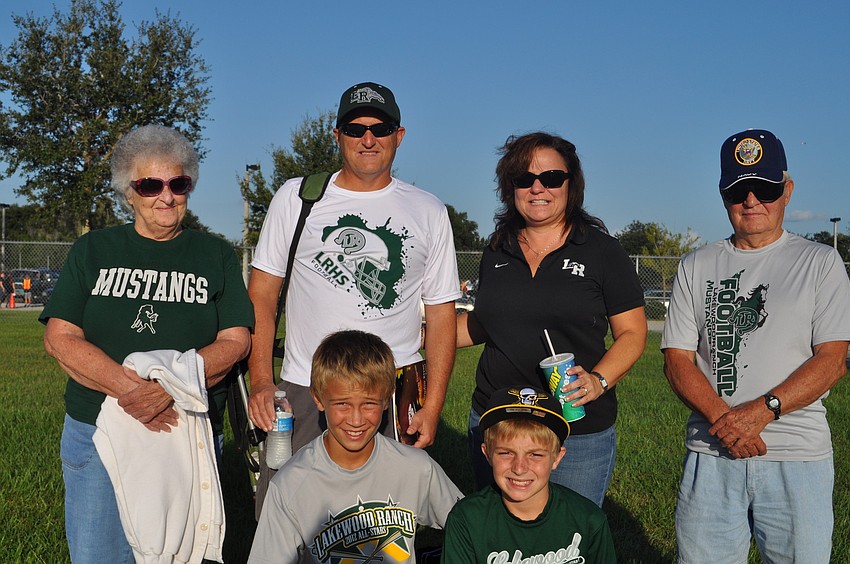Eileen, Todd, Regina, Jerry Thoma with son Brett and family friend Brady Greenamoyer