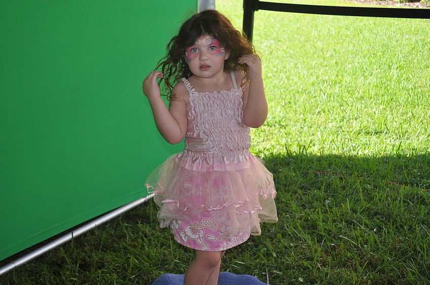 Jules Whittemore poses for a photo of herself as a ballerina