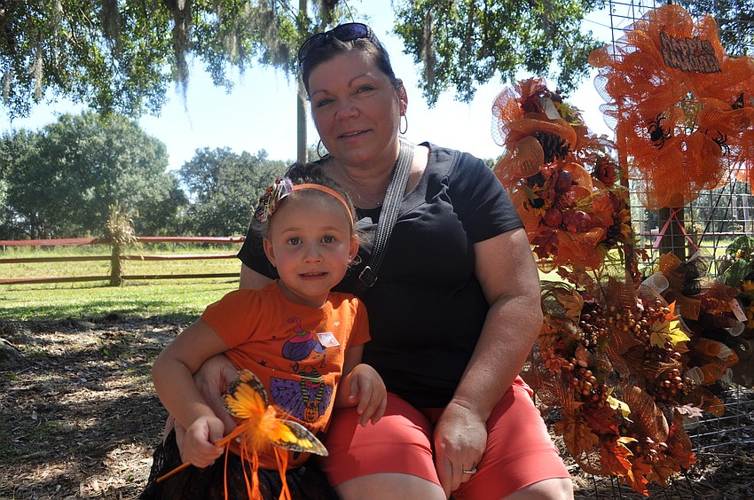 Carla Collier, with her daughter, Emilia, 3, said their first time at the festival was, â€œpretty amazing.â€