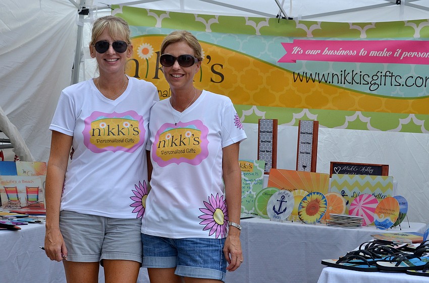 Nikki Orton and Ann Sorenson of Sarasota-based Nikki's Personalized Gifts