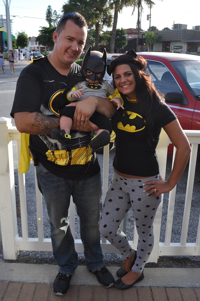 Tony, Bently, 7 months, and Alahana Ashman go batty.