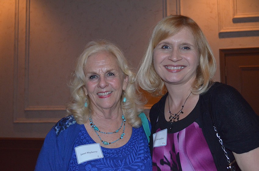 Janet Mayberry and Gerri Detweiler catch up