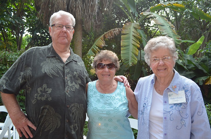 Lynn and Emmalene McConnell with Evelyn Fresch