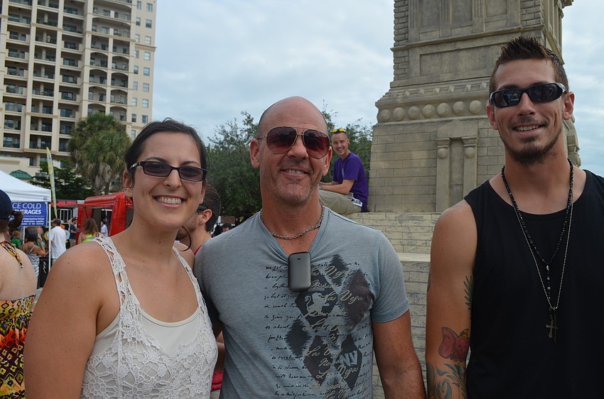 Amanda Perkins, Gosh Costello and Freddy Nerio