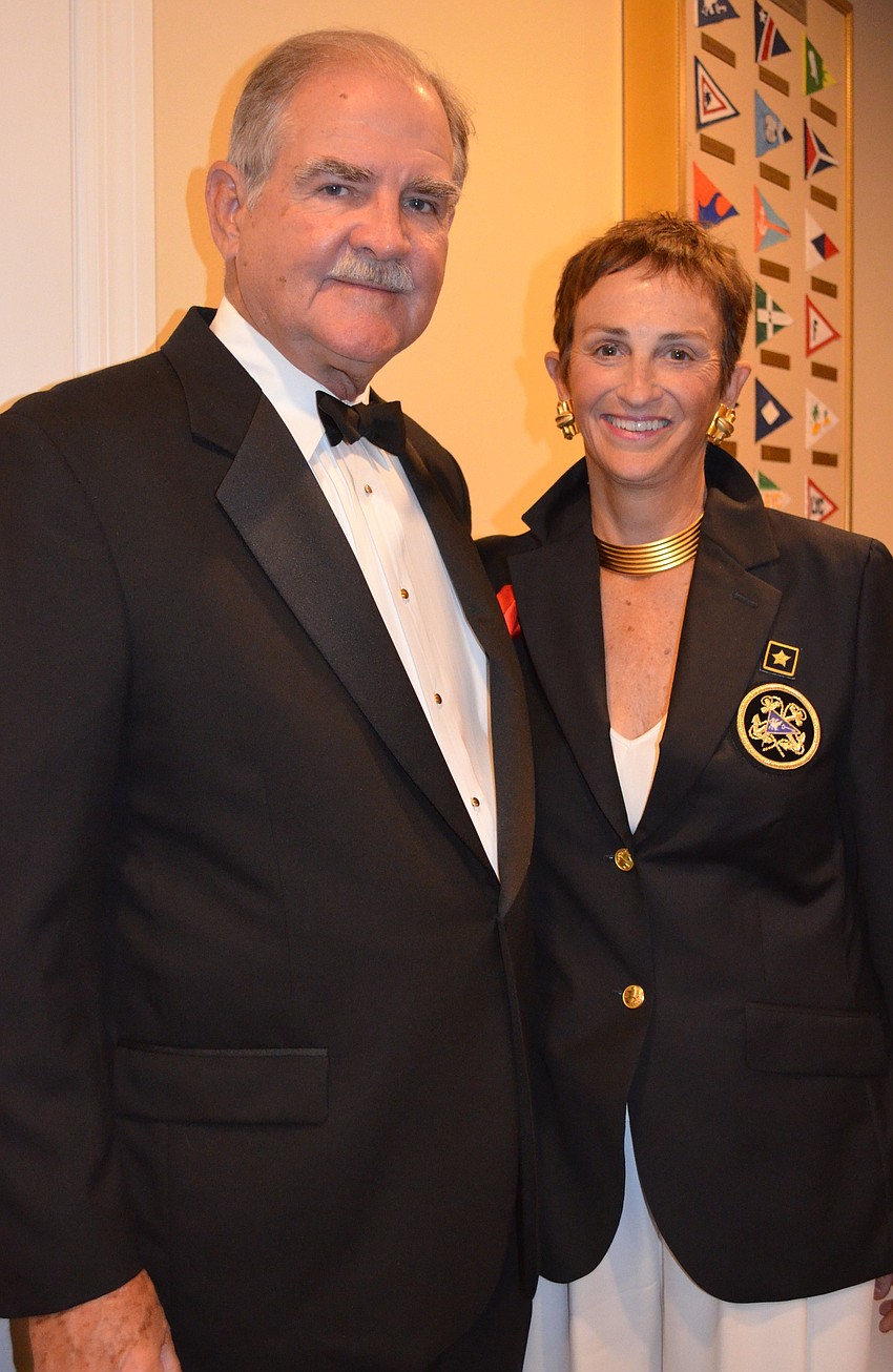 Curtiss and Rear Commodore Martha Schantz