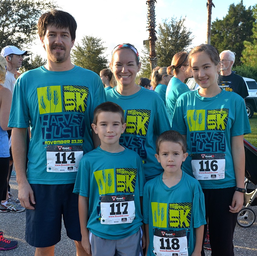 The Schlabach family â€” Steve, Joleen, Abigail, 13, Joshua, 8, and Kyle, 6.