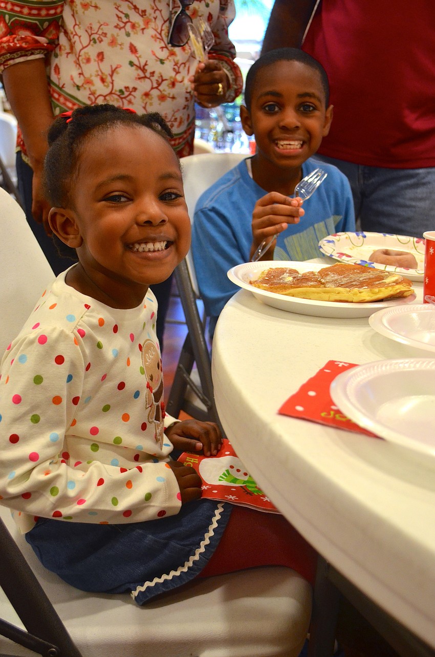 Christian Garnes, 9, and his sister Reina, 3.