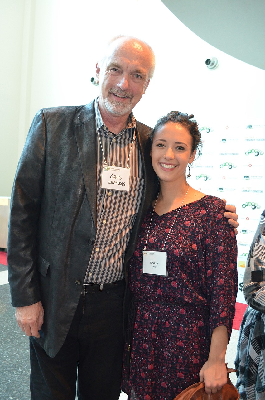 Greg Leaming and actress Andrea Adnoff