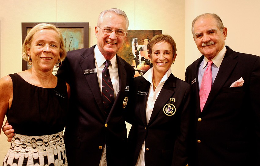Marie and Bob Hunter with Martha and Curtiss Schantz