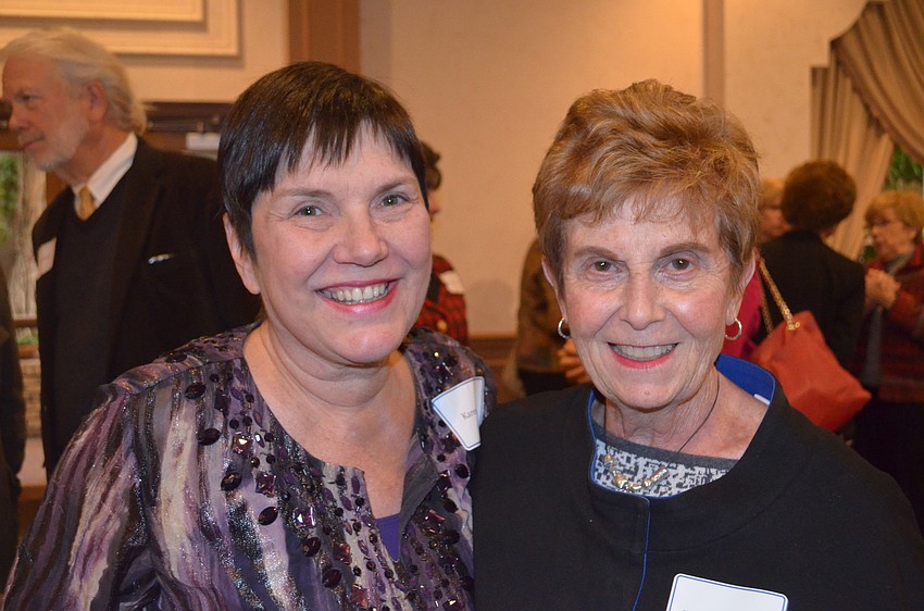 Karen Johns and Nancy Roucher