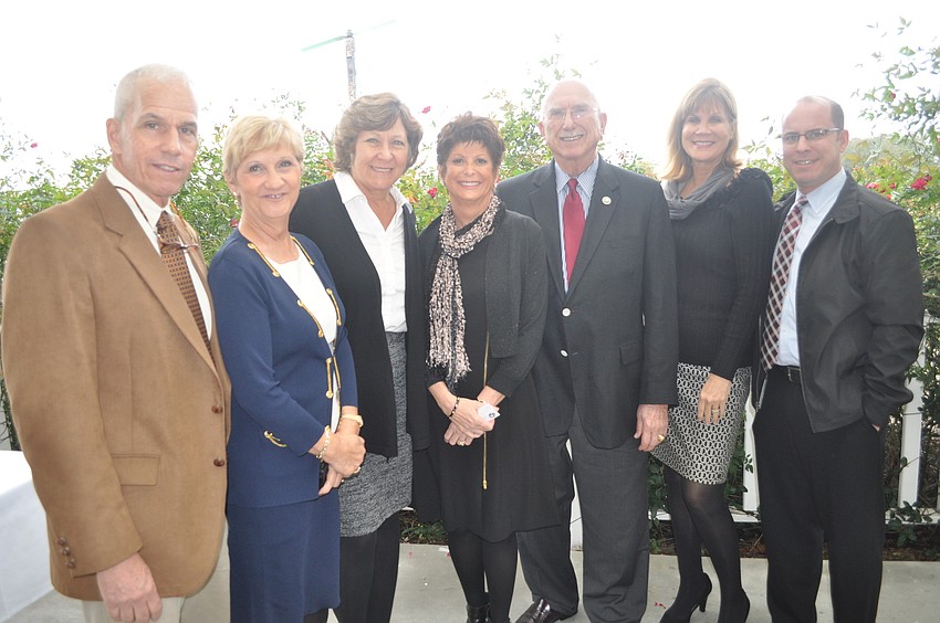 The Manatee County Board of County Commissioners: John Chappie, Vanessa Baugh, Betsy Benac, Robin DiSabatino, Larry Bustle, Carol Whitmore and Michael Gallen