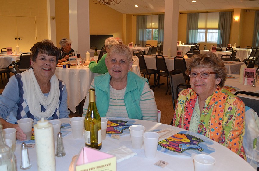 Scarlett Theisen, Mary Jane Theobald and Joan Gardner