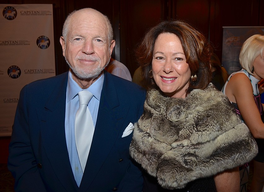 Bob and Karen Gary enjoy their evening.