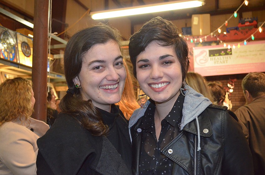 Sisters Suzanne and Abigail Highland came to support their mother, Jennifer. â€œSheâ€™s the greatest,â€ says the proud duo.