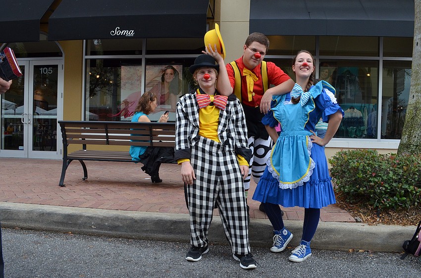 Samuel Thibodeau, Grant Delpero and Starlyn Delpero of Sailor Circus