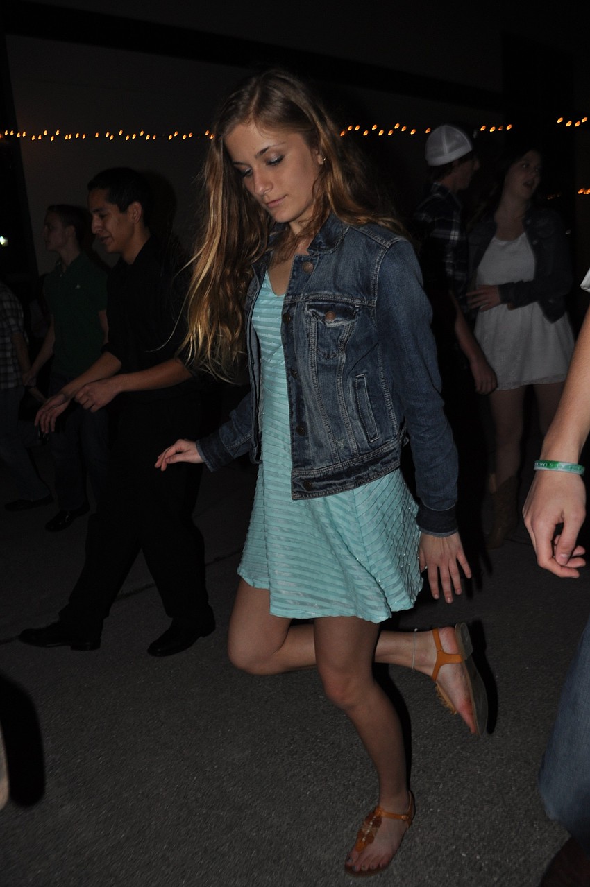 Olivia Ogles dances the 