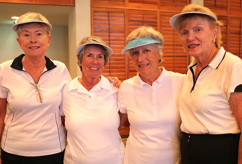 Alice Garger, Midge Pescatello, Betsy Bauernschmidt and Pat Henry