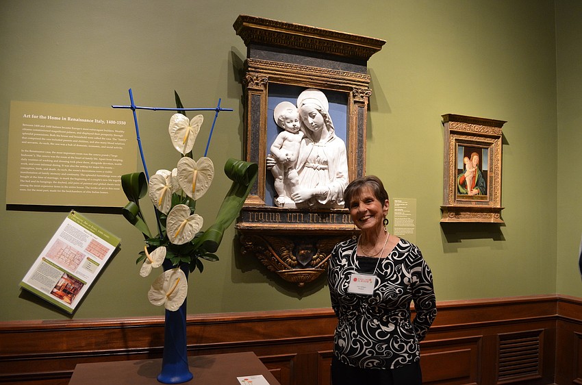 Designer Clare Milligan and her piece inspired by 