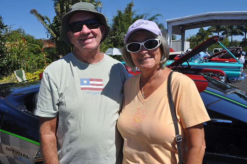 Bob and Charlotte Lowe attend the festival every year, but enjoyed the new classic car show this year.