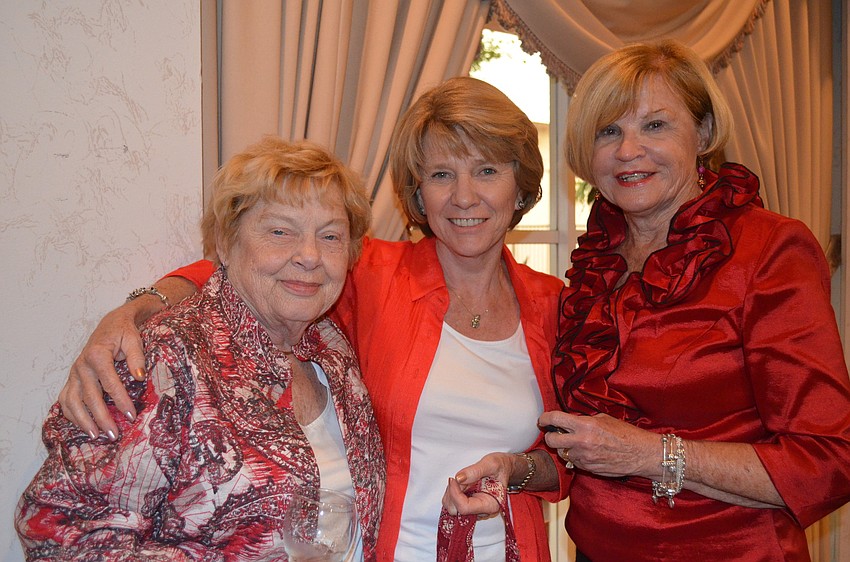 Fran Reed, Darlene Stumpf and Linda Conway