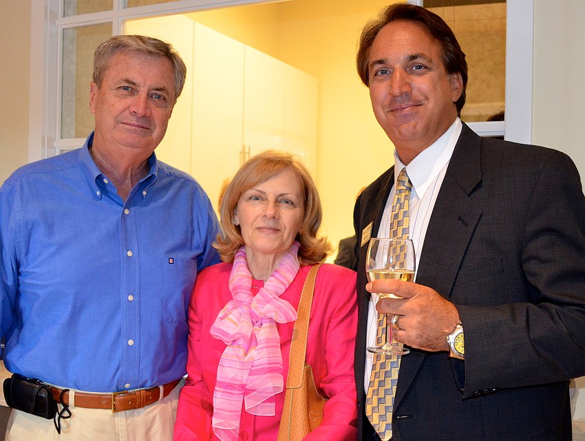 George and Linda Mitchell with Mark Borg
