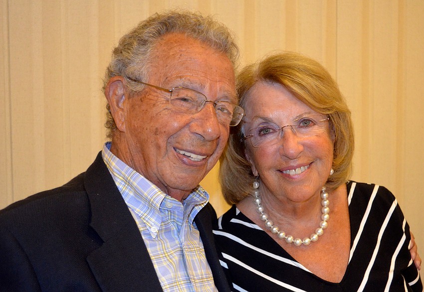 Rabbi Max Hausen with his wife, Shirley