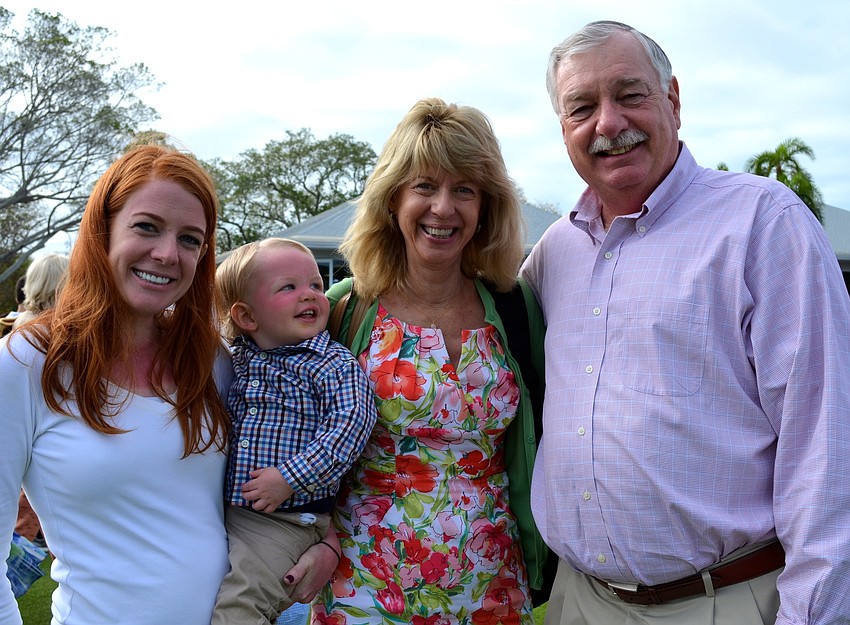 Allison and Owen Beitscher with Faith and John Quinn