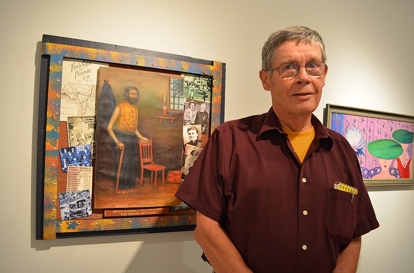 Jim Stewart with his piece