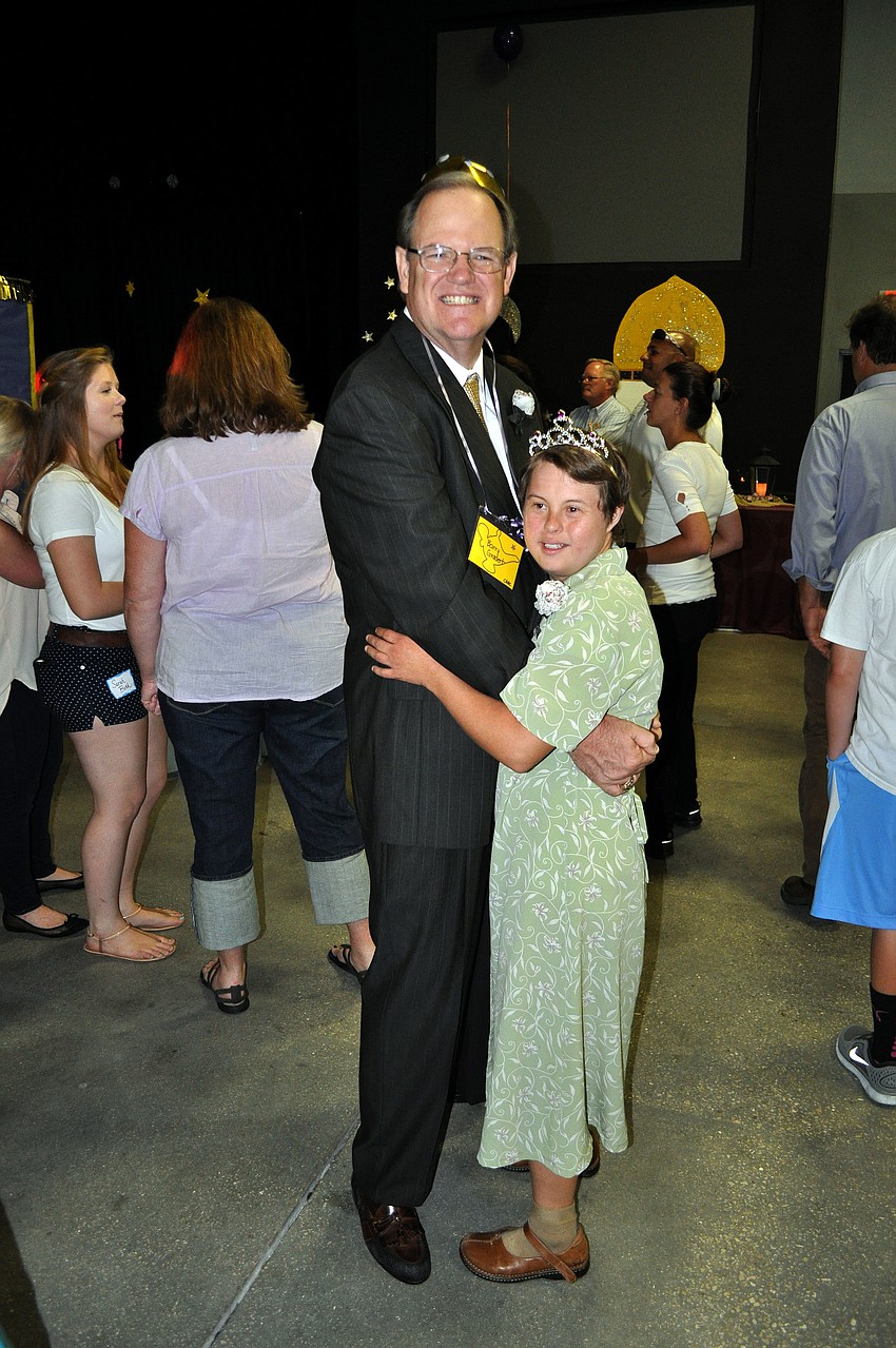 Barry Gradert dances with Rebecca
