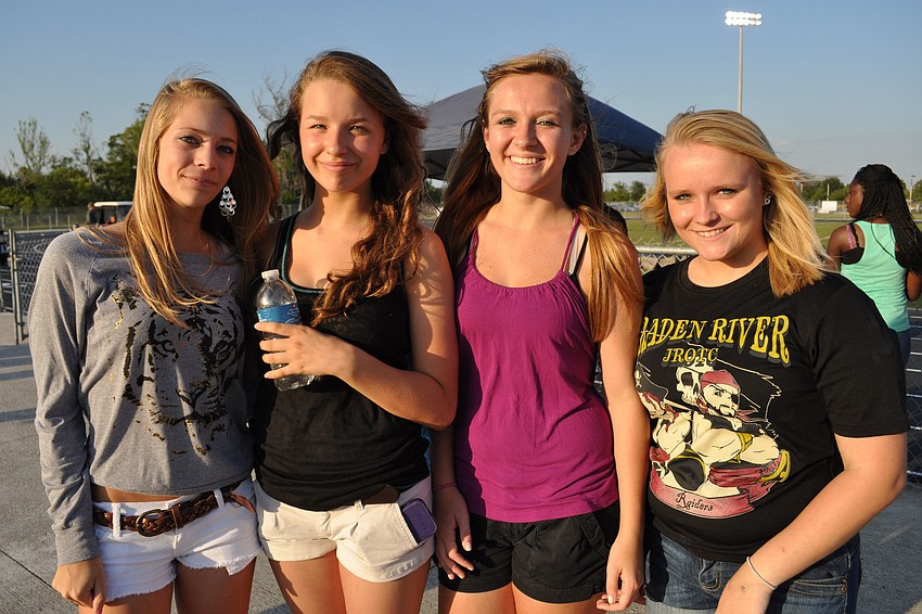 Vanessa Wade, Taylor Ide, Halle Acton and Carly McNeely will be sophomores next year.