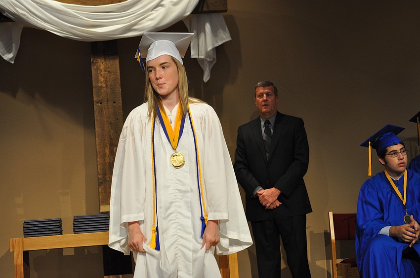 Jessica Rice was recognized for her academic performance.