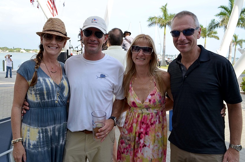 Jill and Chris Malkin with Silke and Rudi Weiss