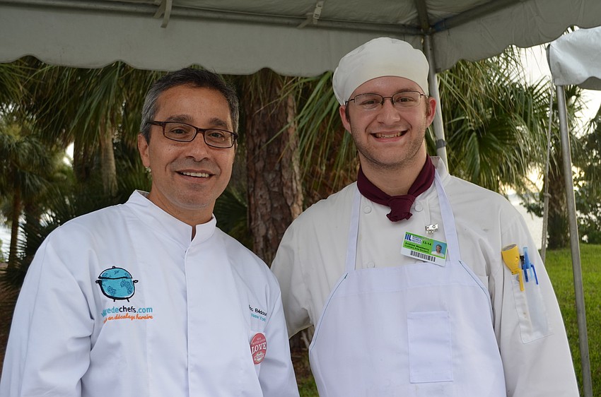 Chef Eric Bedoucha and Andy Westberry