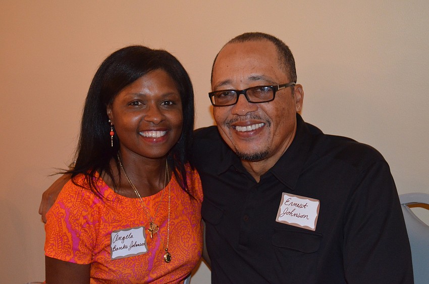 Angela Banks-Johnson with Ernest Johnson