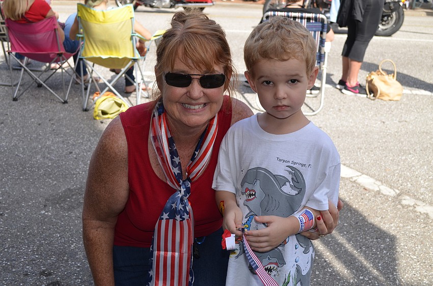 Lori Stone with grandson Lucas Emery