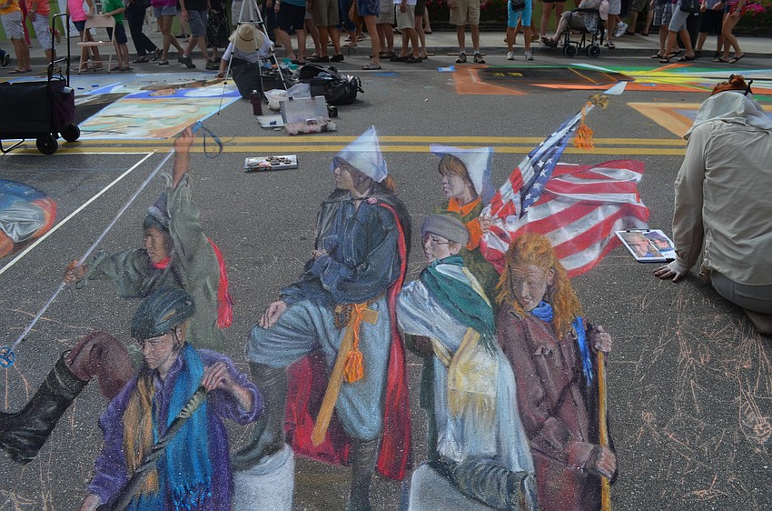 Wayne and Cheryl Renshawâ€™s Washington Crosses the Backyard