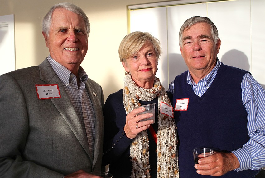 Jeff Reed with Lauren and Ned Pike