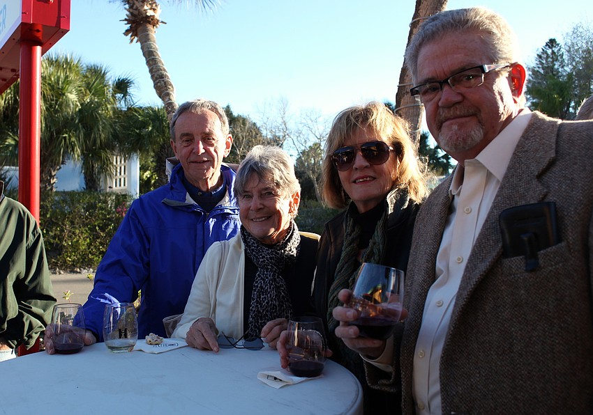 Bruno and Rosemary Walmsley with Loretta and Bruce Parker