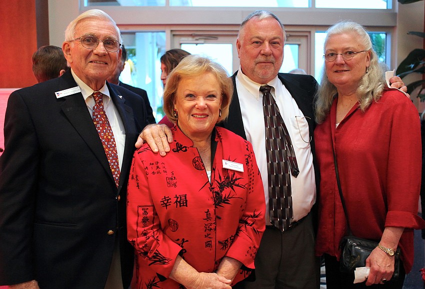 Robert and Judge Nancy Donnellan with Rick and Pandy Dickinson