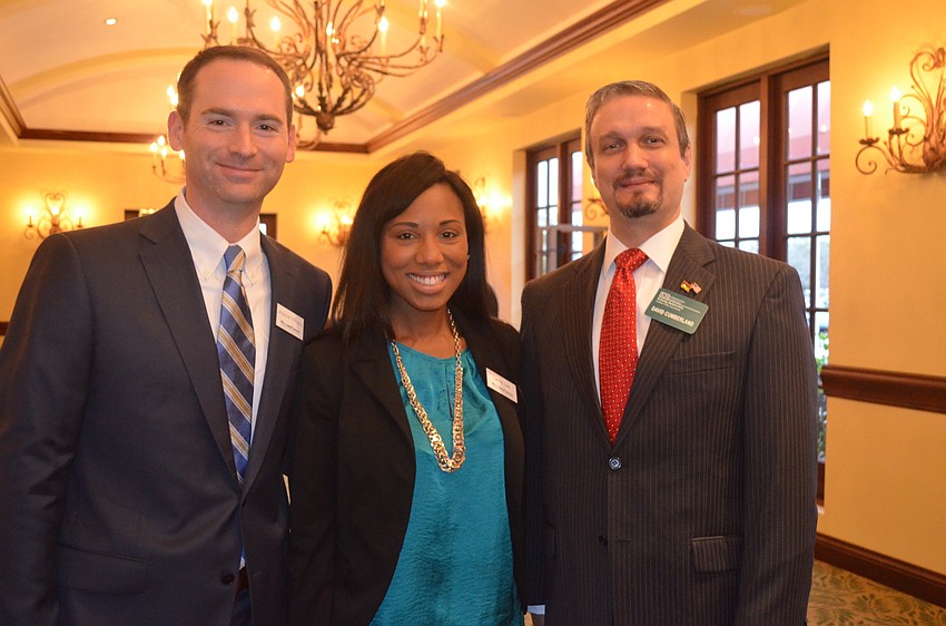 James Allen McPheeters and Jaide Lee from Williams & Parker with David Cumberland from Kerkering Baberio
