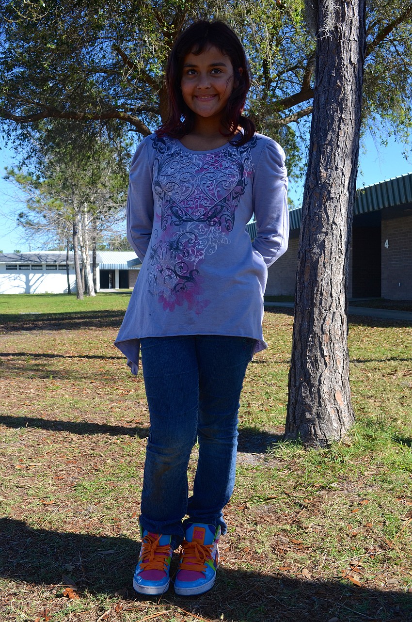 Anyssia Cotto, 10, says 